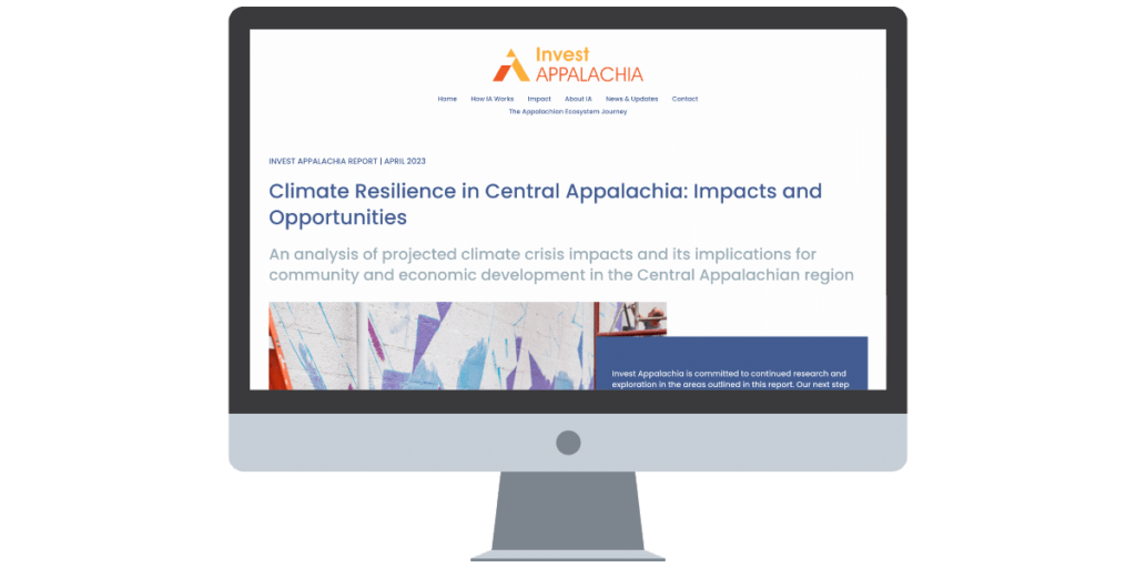Climate Resilience Report mockup